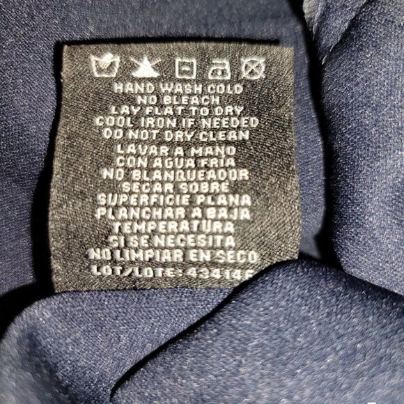 R & M Richards Black Jumpsuit with Sheer Sleeves - Picture 6 of 10